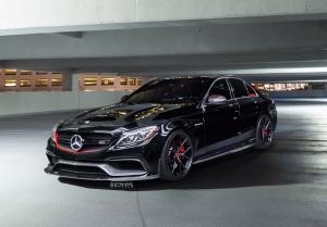 Mercedes-AMG C63 S on Strasse Wheels (SM5R Deep Concave) 2019 года